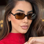Rectangular Acetate Sunglasses