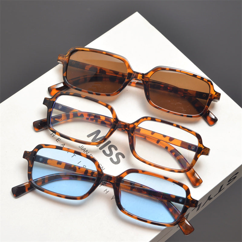 Rectangular Acetate Sunglasses