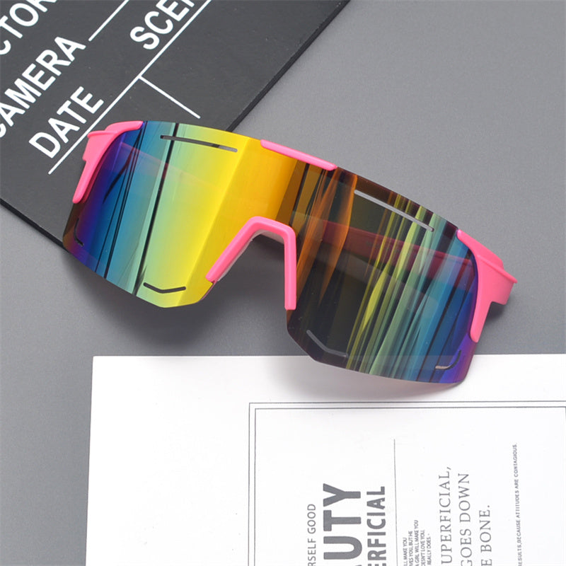 Oversized Shield Sports Sunglasses