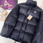 Shiny Black Puffer Jacket