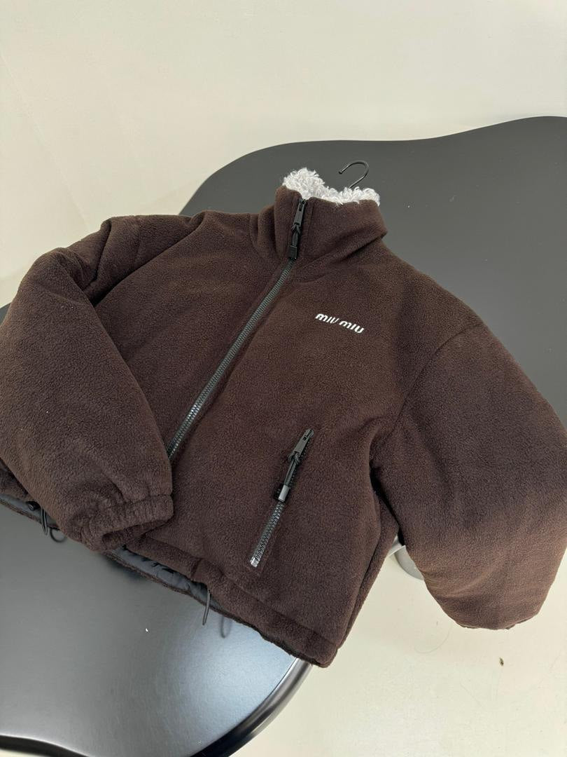 Cropped Fleece Jacket