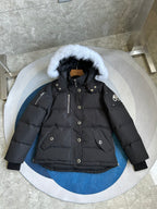 Fur-Hood Puffer Jacket