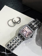Luxury Square Diamond Watch