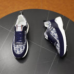 Premium Pattern Runner Sneakers