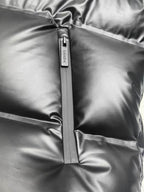 Glossy Hooded Down Puffer