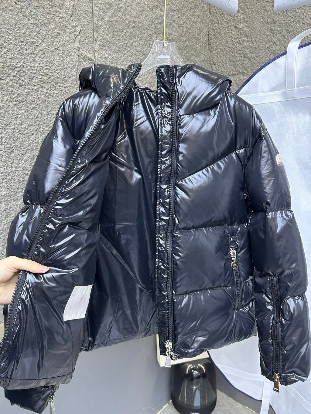 Glossy Down Puffer Jacket