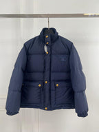 Navy Cel Puffer Jacket
