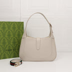 Small Shoulder Bag White Leather