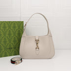 Small Shoulder Bag White Leather