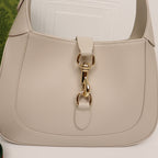 Small Shoulder Bag White Leather
