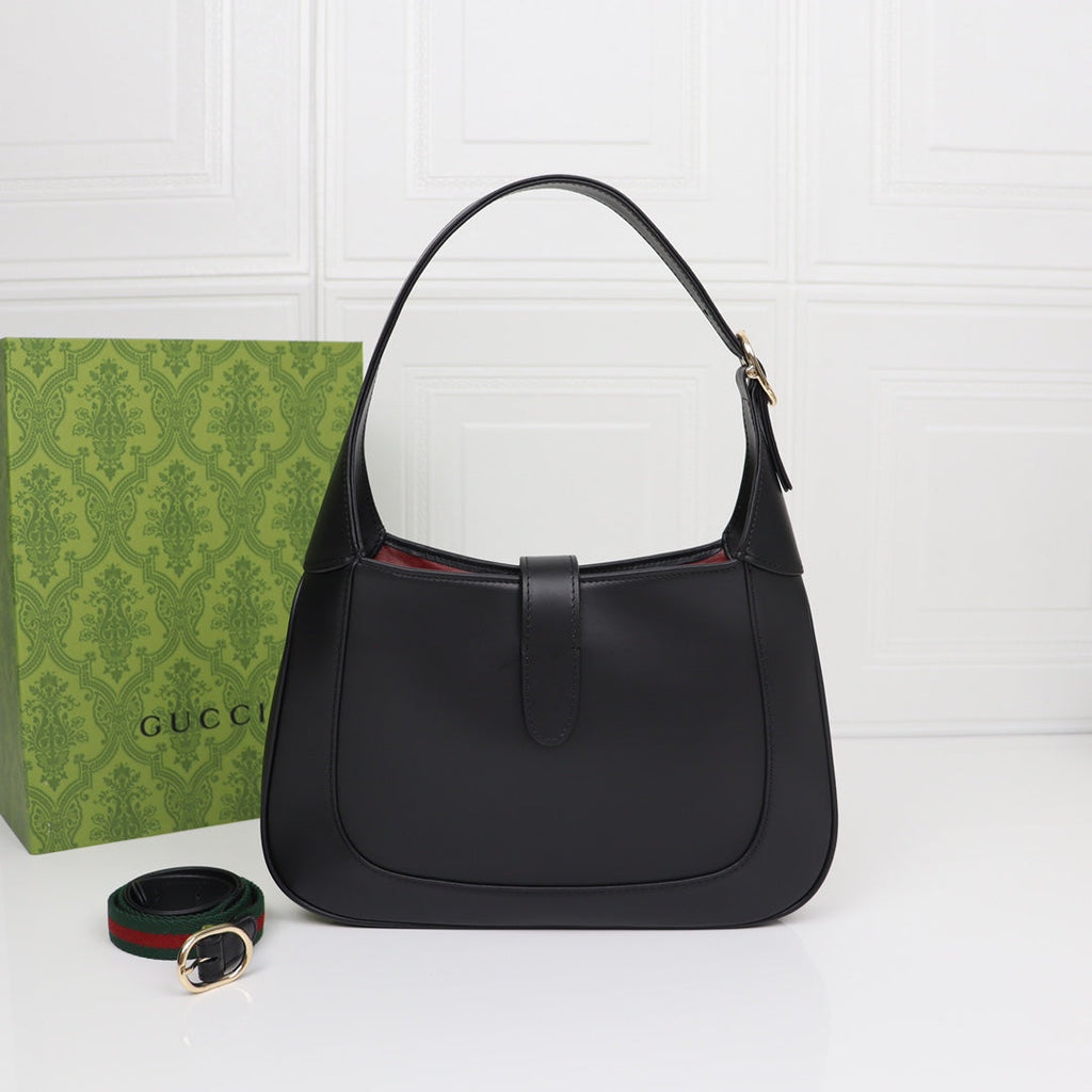 Small Shoulder Bag Black Leather