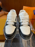 Limited Edition Snake-Pattern Embroidered Trainers