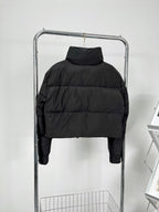 Short Black Down Jacket