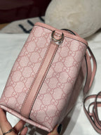 Emblem Small Tote Bag Light Pink