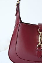 Jackie New Version Shoulder Bag Red Leather