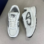 B30 Inspired Sneakers – White Snake Leather